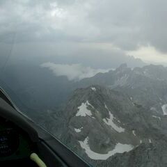 Flugwegposition um 15:10:12: Aufgenommen in der Nähe von Gemeinde Filzmoos, 5532, Österreich in 3266 Meter